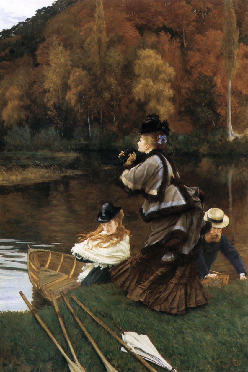 James Tissot - Höst på Themsen av James Tissot