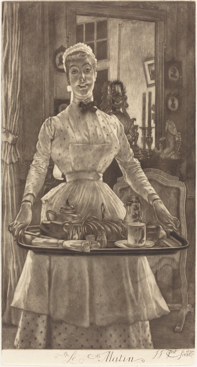 Le Matins morgon, 1886. av James Tissot