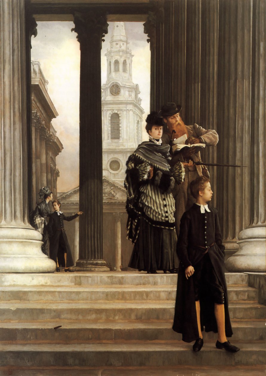 London besökare av James Jacques Joseph Tissot