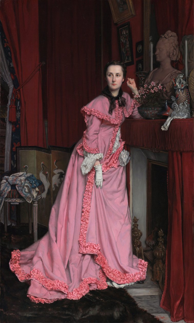 Porträtt av markisinnan de Miramon, född Thérèse Feuillant av James Tissot