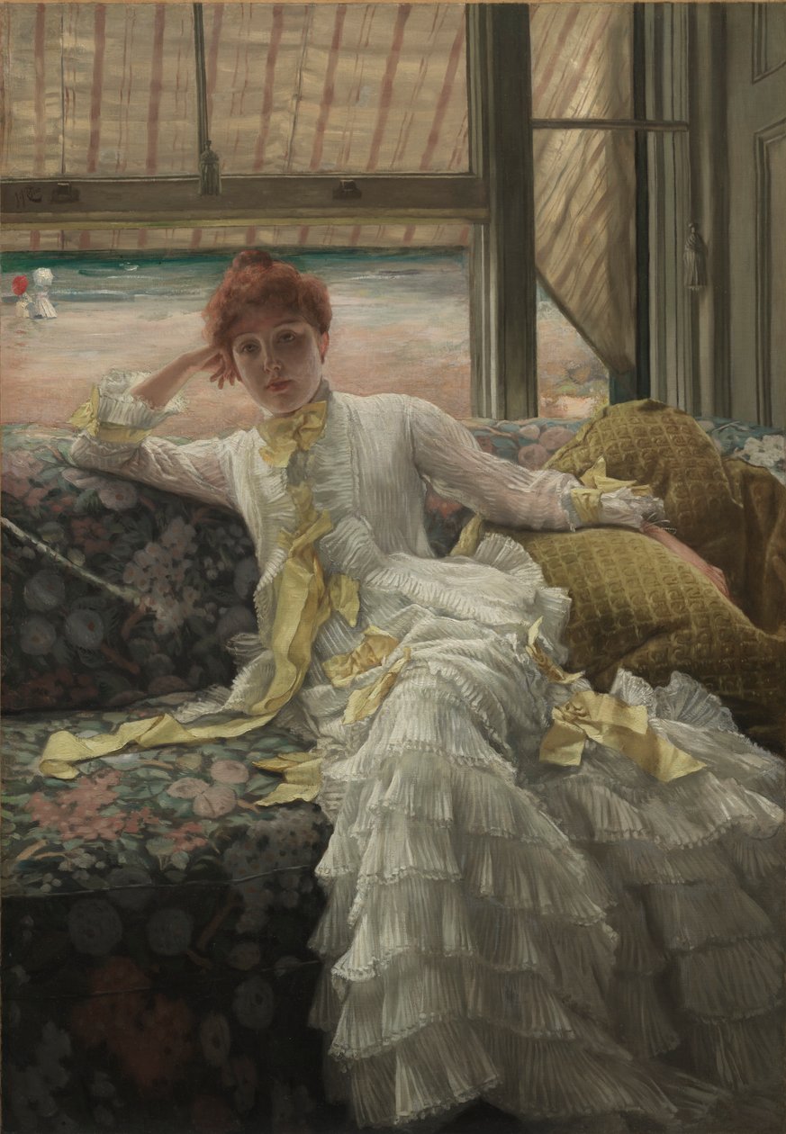 Seaside (juli: Exemplar av ett porträtt) av James Tissot