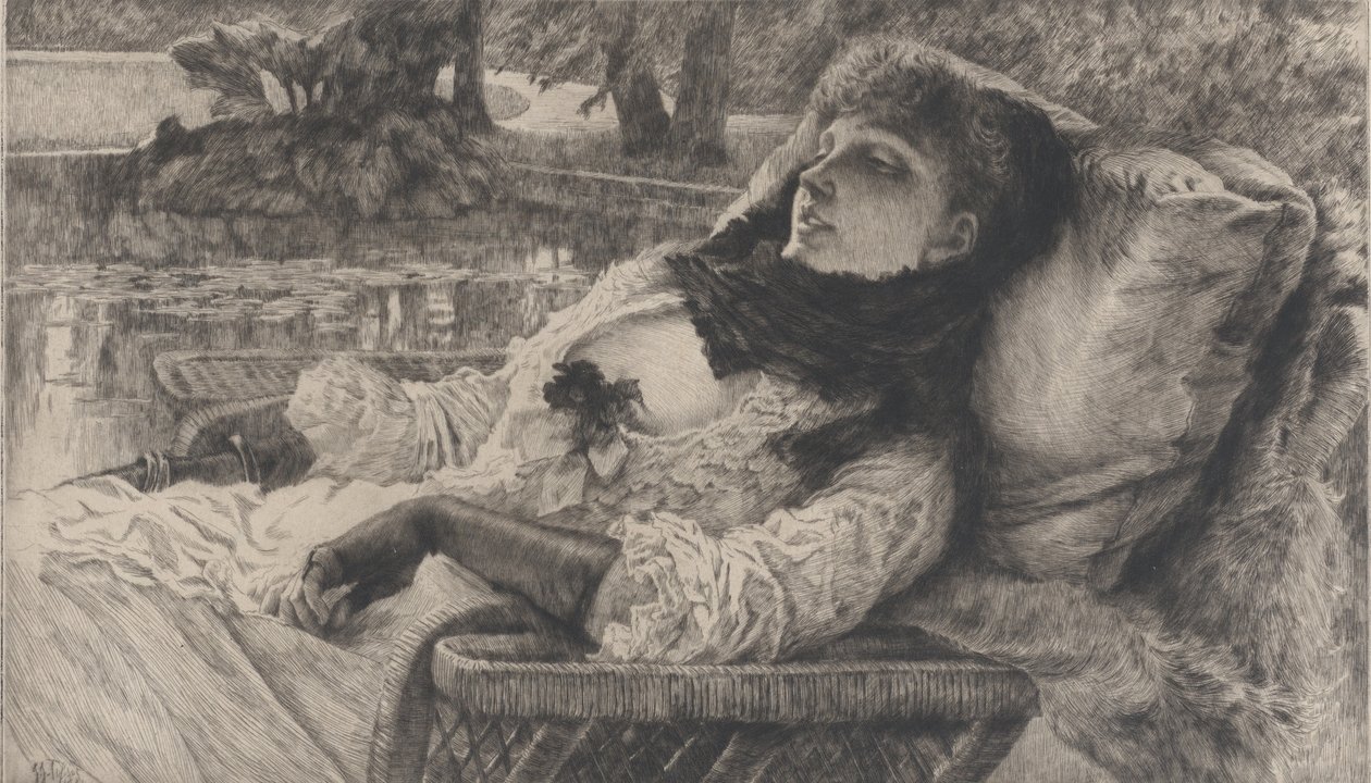 Sommarafton, 1881. av James Tissot
