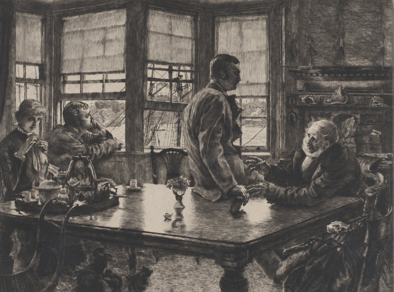 Liknelsen om den förlorade sonen: Avgången nr 1, 1882. av James Tissot