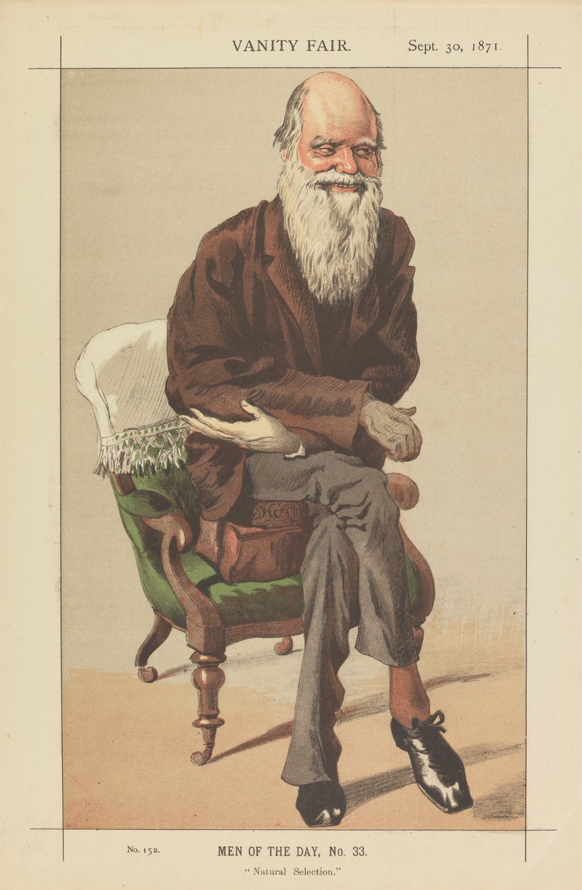 Vanity Fair Men of the Day, nr 33, Natural Selection av James Tissot