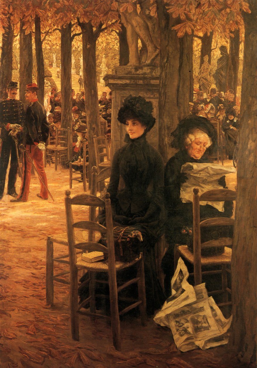Without a Dowry (även känd som Sunday in the Luxembourg Gardens) av James Tissot