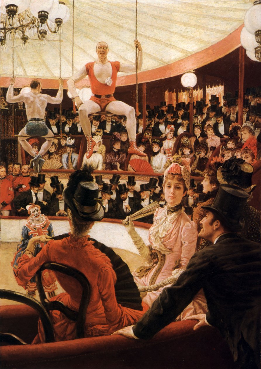 Kvinnor i Paris: Cirkusälskaren av James Tissot