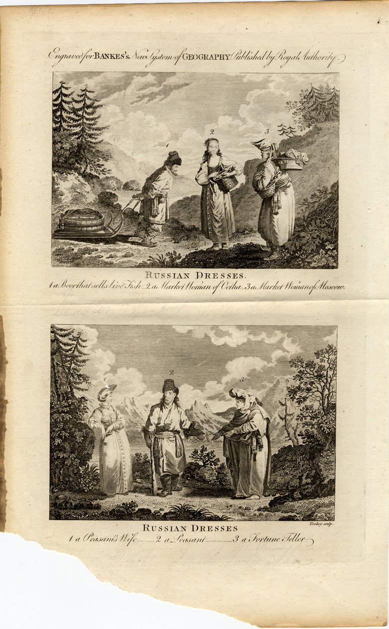 Ryska klänningar, ca 1775 av James Tookey