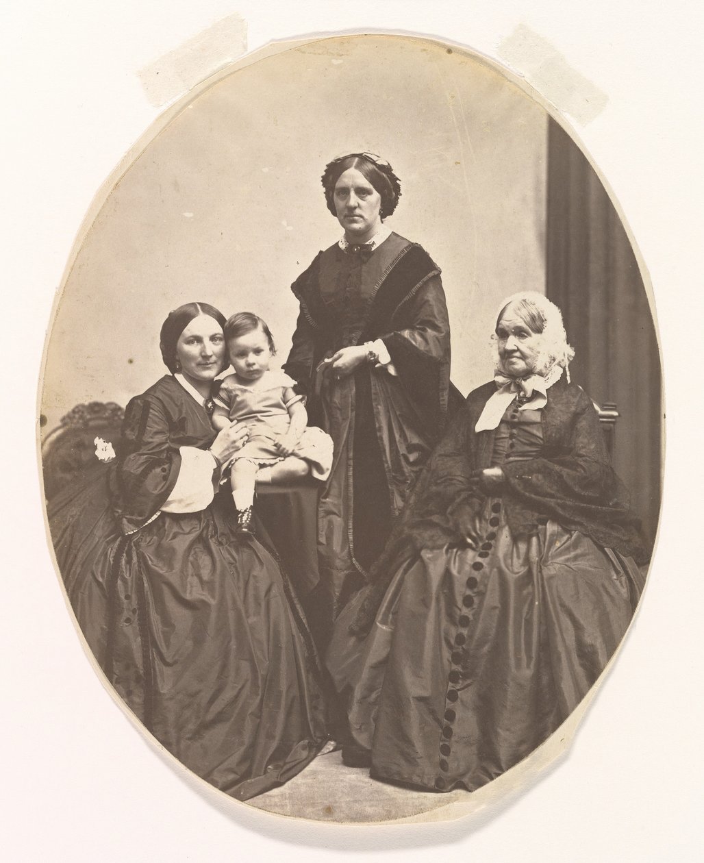 Fyra generationer, ca. 1860. av James Wallace Black