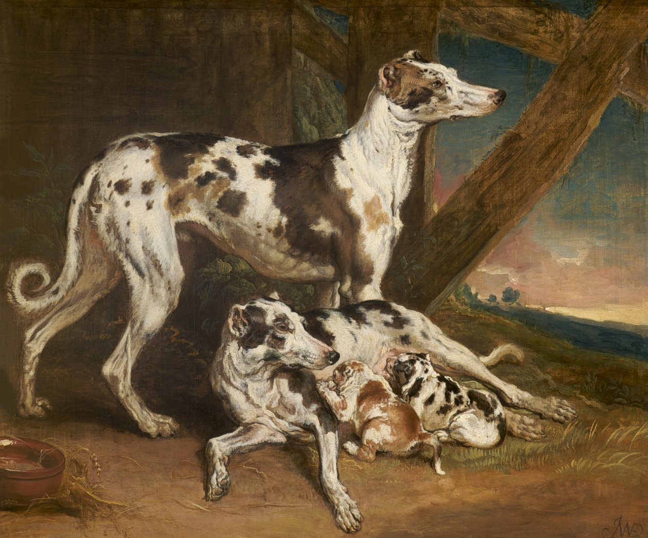 Dalmatiska hundar av James Ward