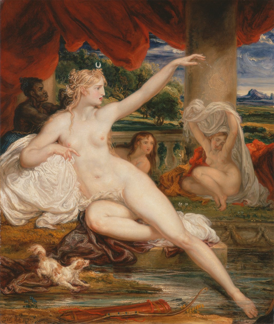 Diana vid badet av James Ward