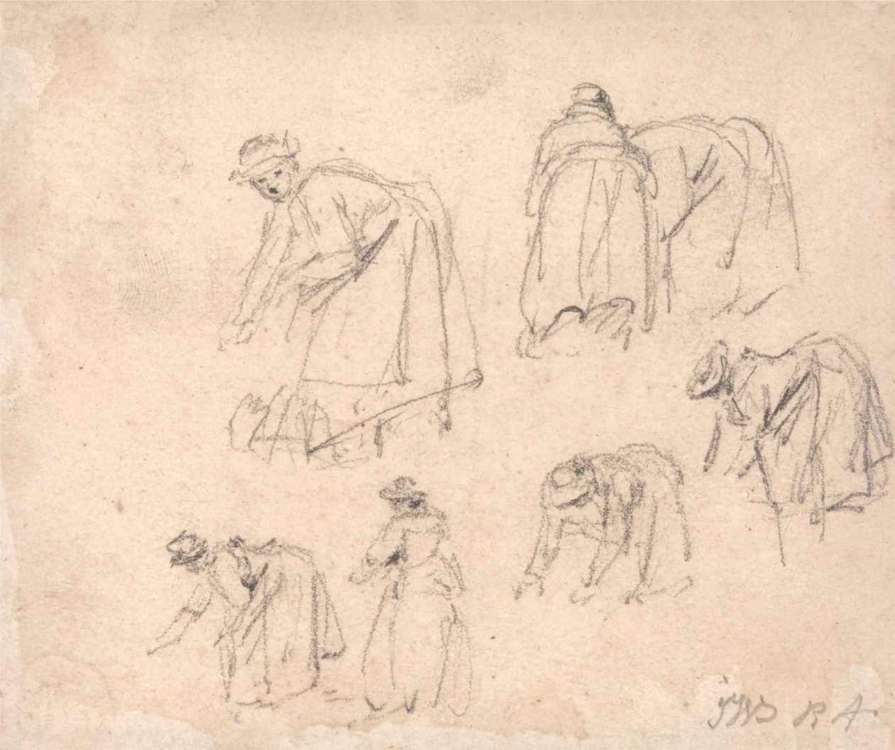 Figurstudier: Kvinnor som arbetar av James Ward