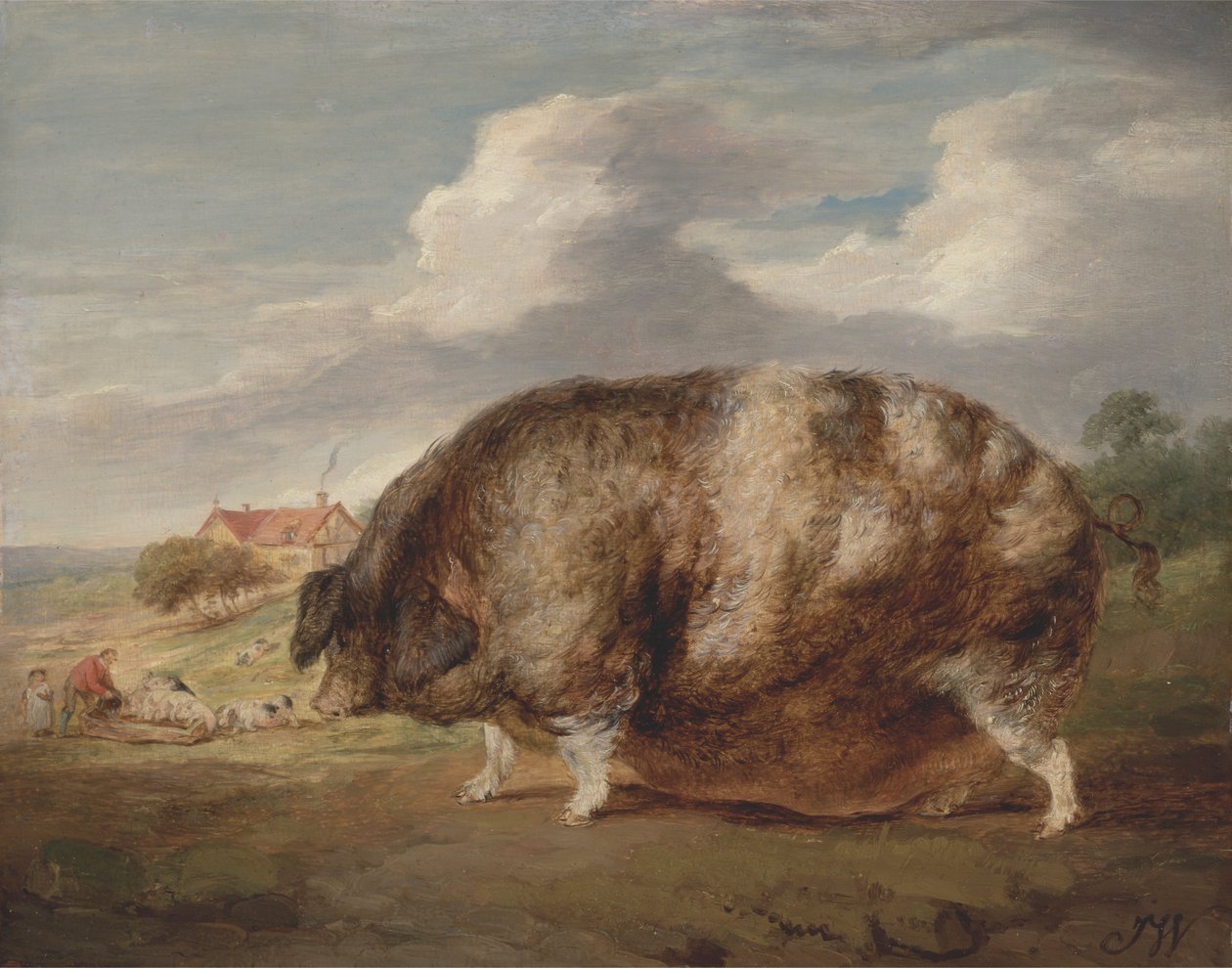 Gammal fläck i Gloucestershire av James Ward