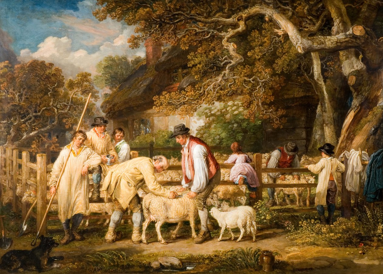 Fårräddning, 1828. av James Ward