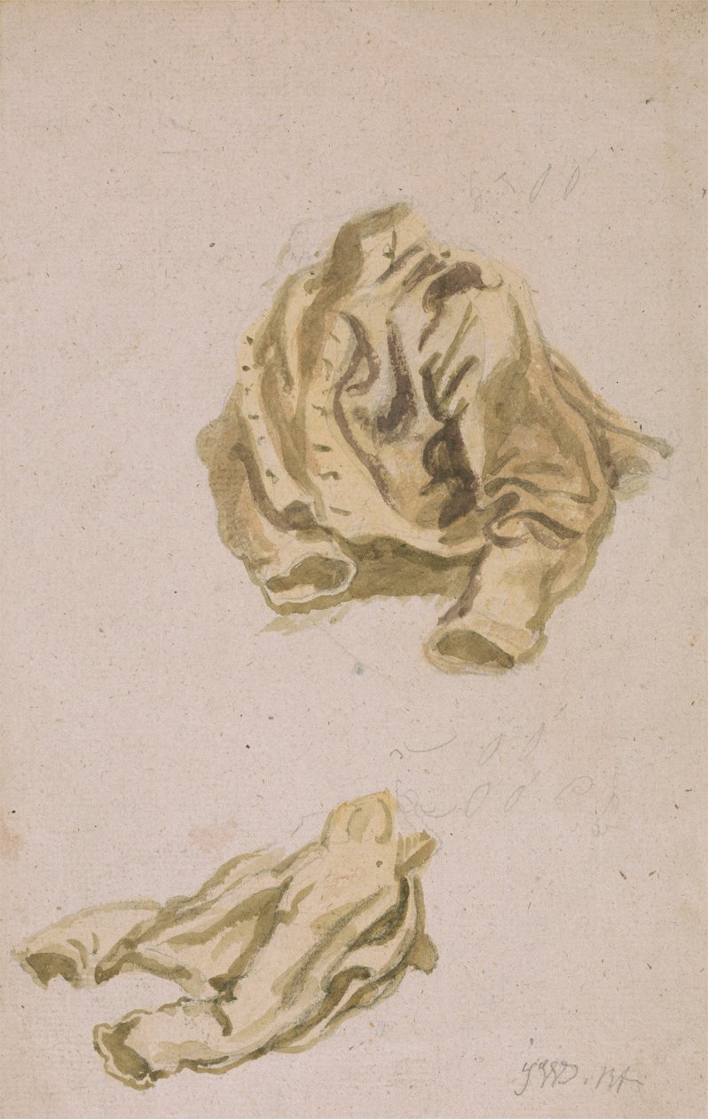 Studie av kappa och ridbyxor av James Ward
