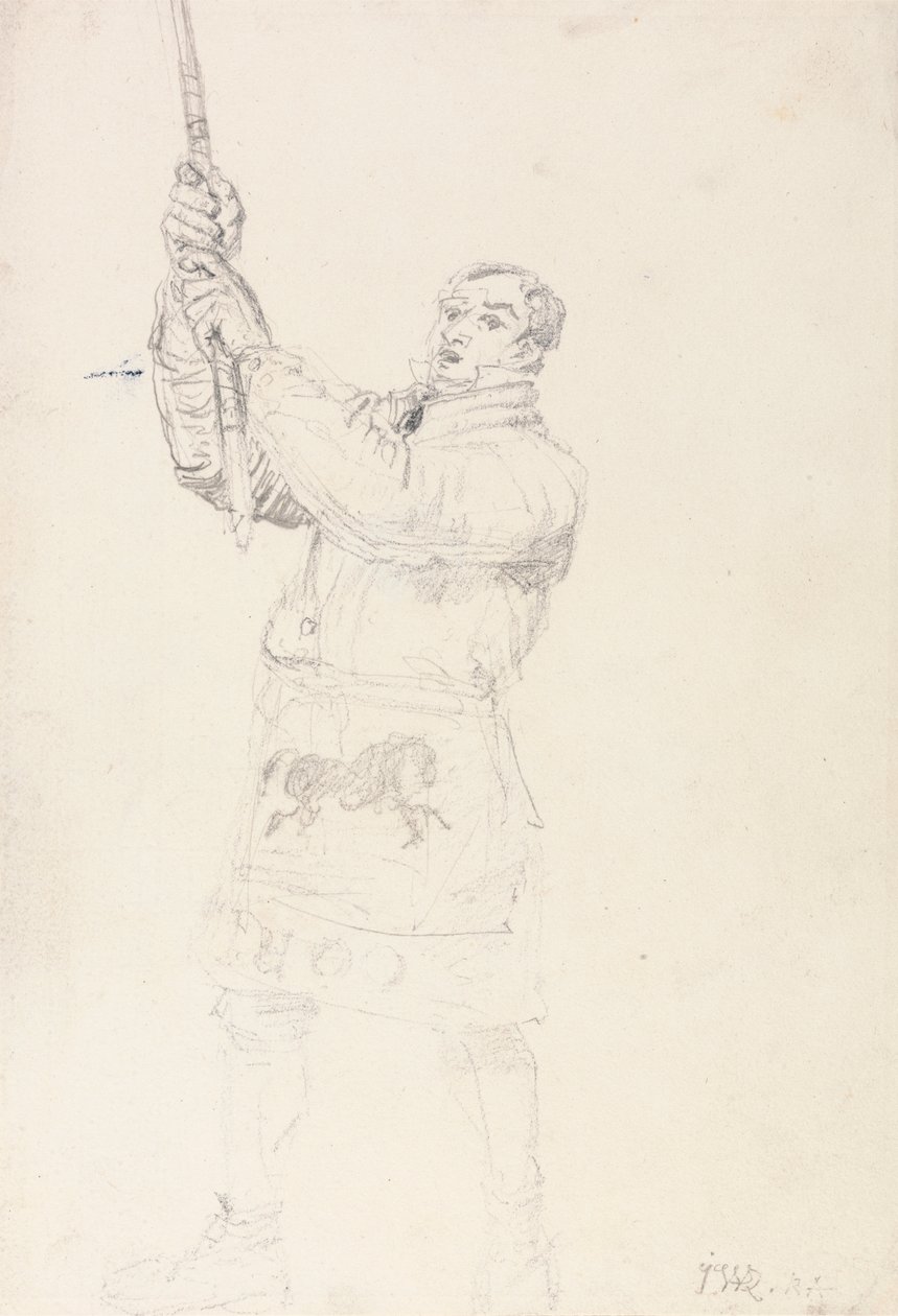 Study of a Drayman (A Study for "Sides - all") av James Ward