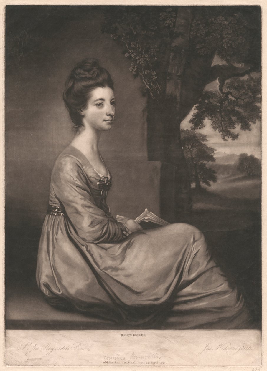 Jemima, grevinna Cornwallis av James Watson