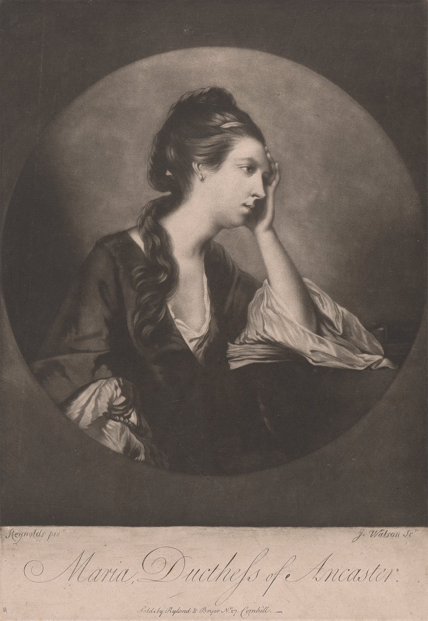 Mary, hertiginna av Ancaster av James Watson