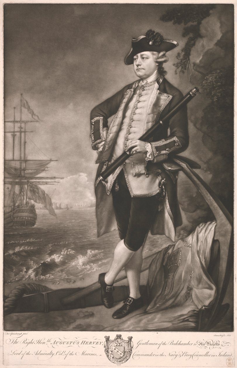 Höger Hon. Augustus Hervey av James Watson
