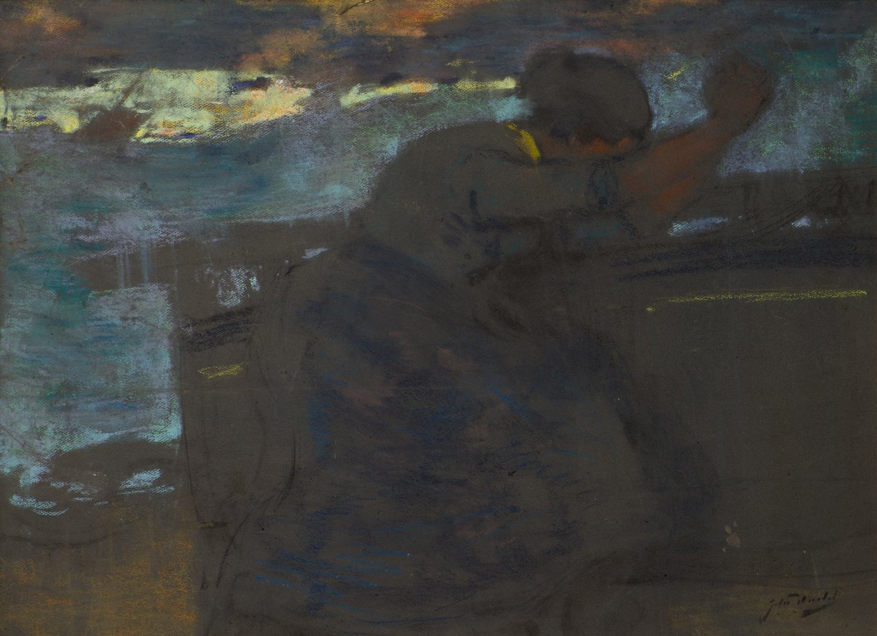 Vraket (pastell) av James Watterston Herald