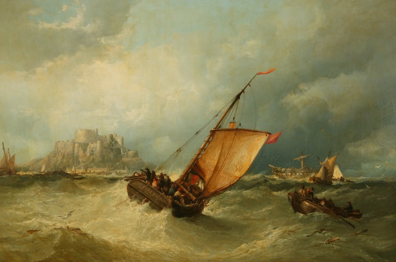 After the Storm (olja på duk) av James Webb