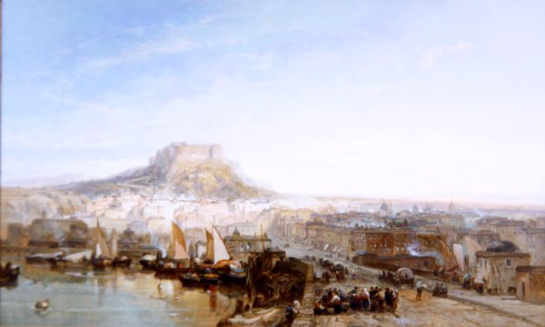 Vy över Cartagena, Spaniens östkust av James Webb