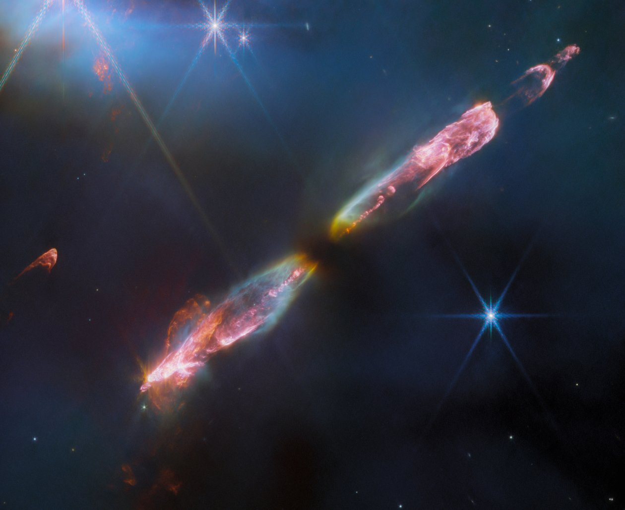 HH 211 (NIRCam-bild) av James Webb Space Telescope (NASA)