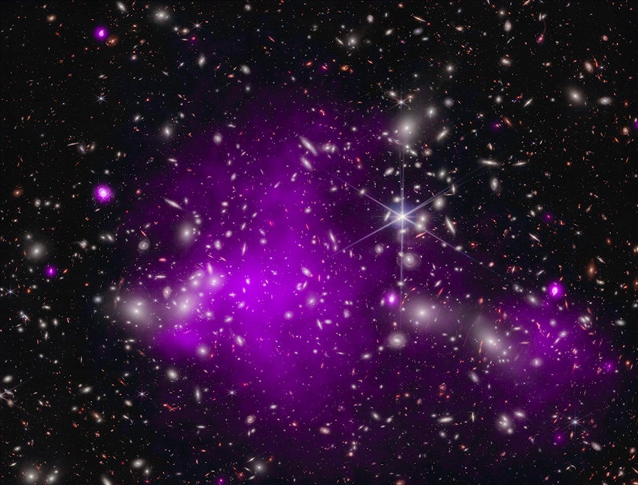 NASA:s teleskop upptäcker rekordstort svart hål (utan etikett) av James Webb Space Telescope (NASA)