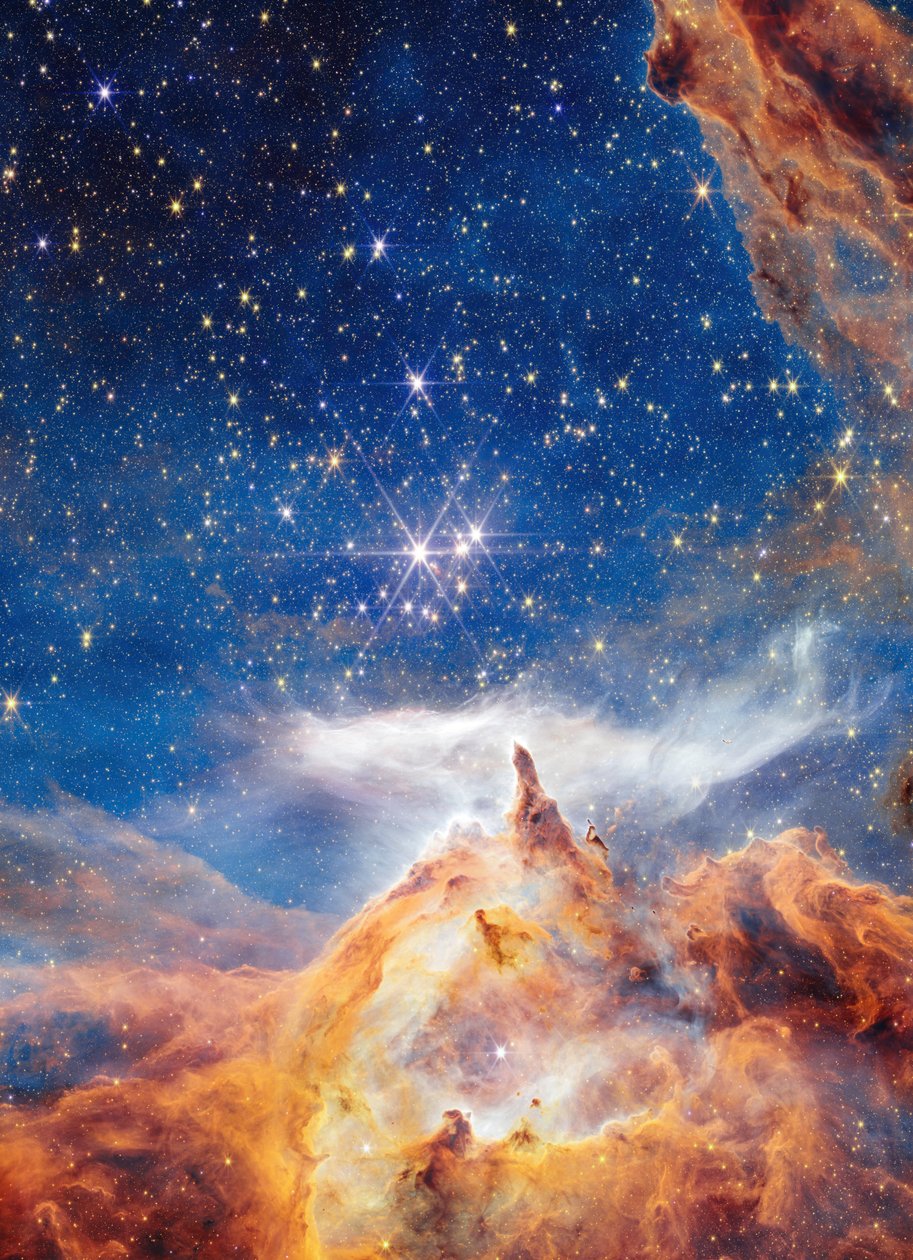Pismis 24 (bild från NIRCam) av James Webb Space Telescope (NASA)