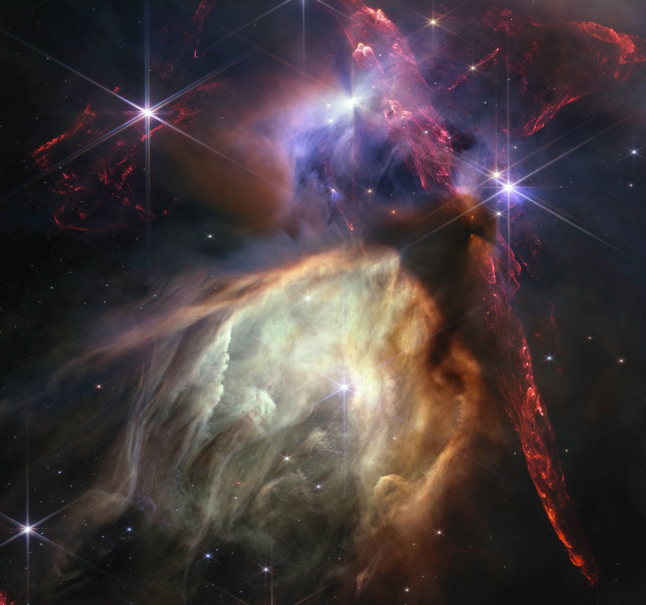 Rho Ophiuchi (NIRCam Image) av James Webb Space Telescope (NASA)
