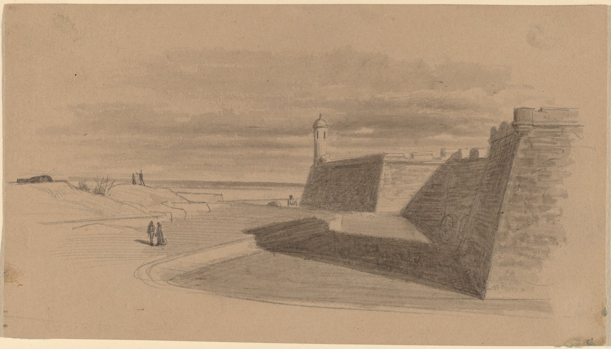 Valgrav vid Fort Marion, Florida av James Wells Champney