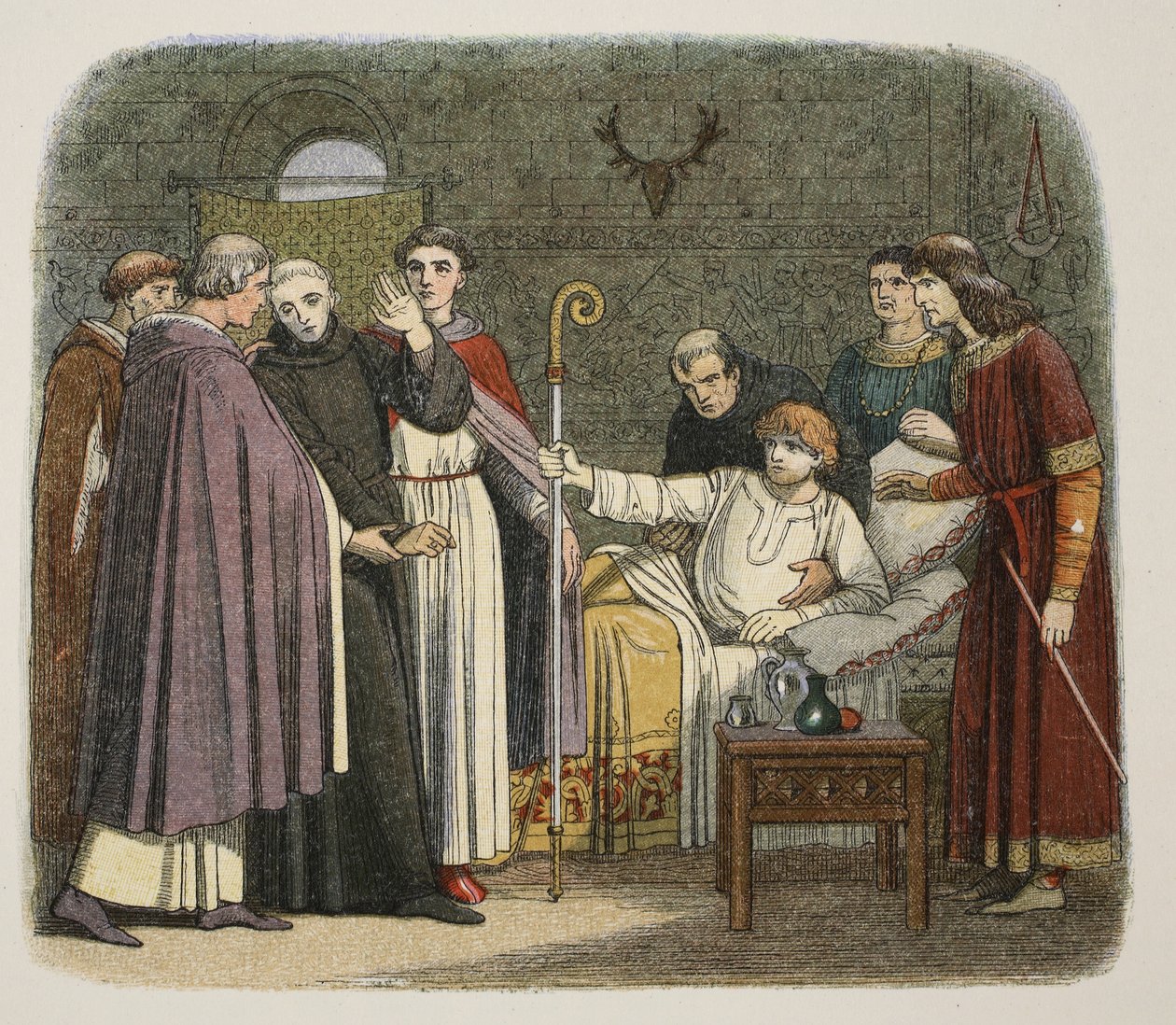 Anselm gjordes till ärkebiskop av Canterbury av William II, 1093, från A Chronicle of England f.Kr. 55 till AD 1485, pub. London, 1863 av James William Edmund Doyle
