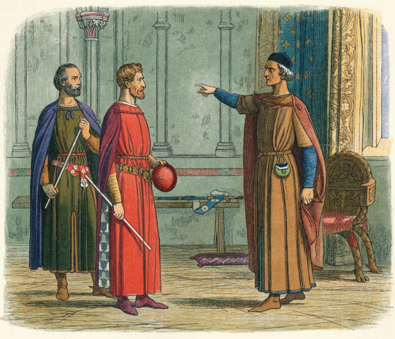 Edward hotar Lord Marshal, 1297 1864 av James William Edmund Doyle
