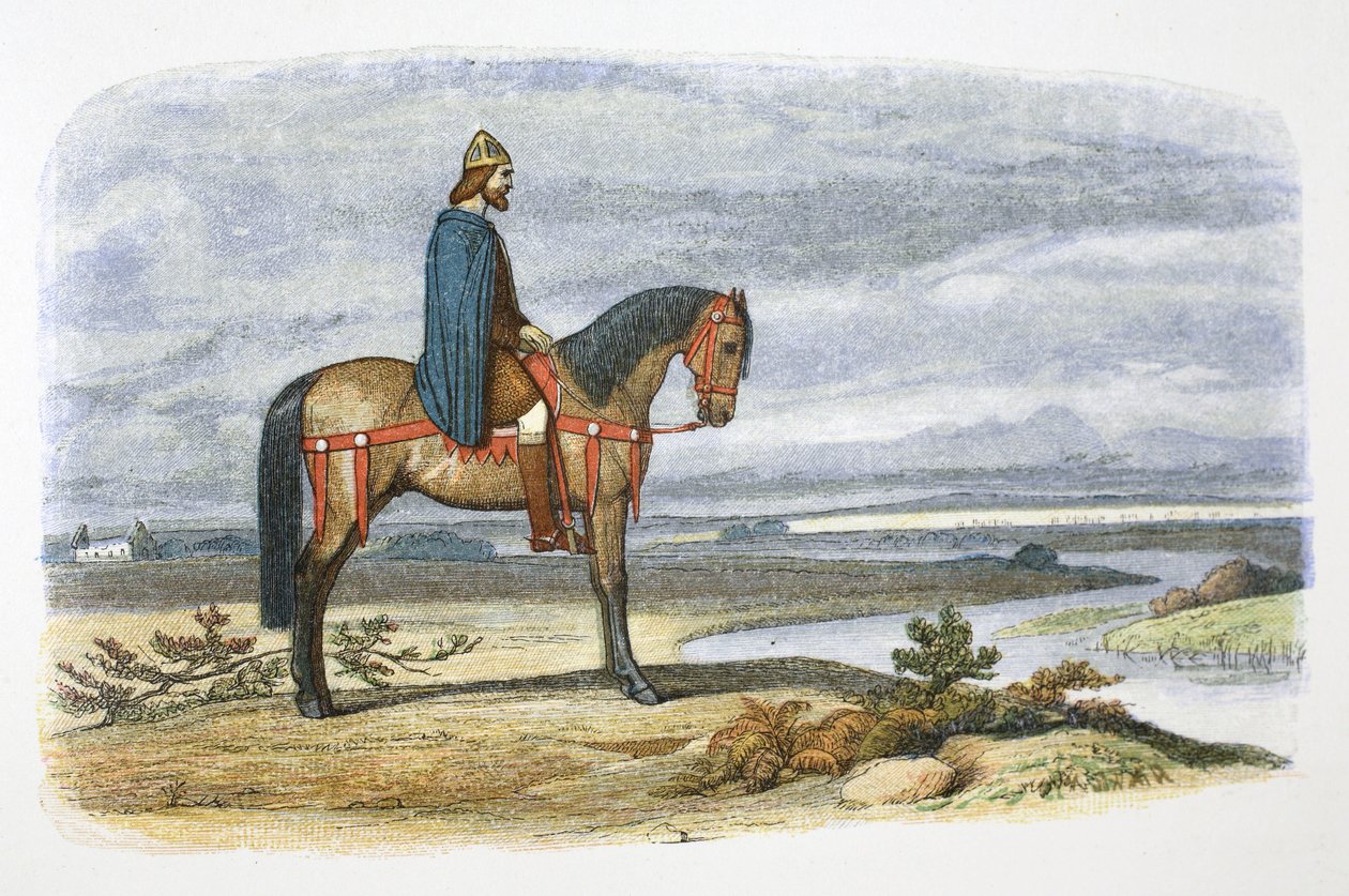 Kung Alfred planerar att fånga den danska flottan, 892 1864 av James William Edmund Doyle