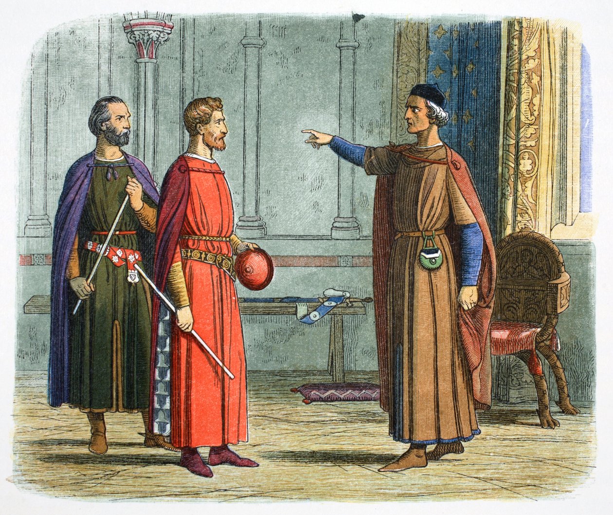 Kung Edward I hotar Lord Marshal, 1297 1864. av James William Edmund Doyle