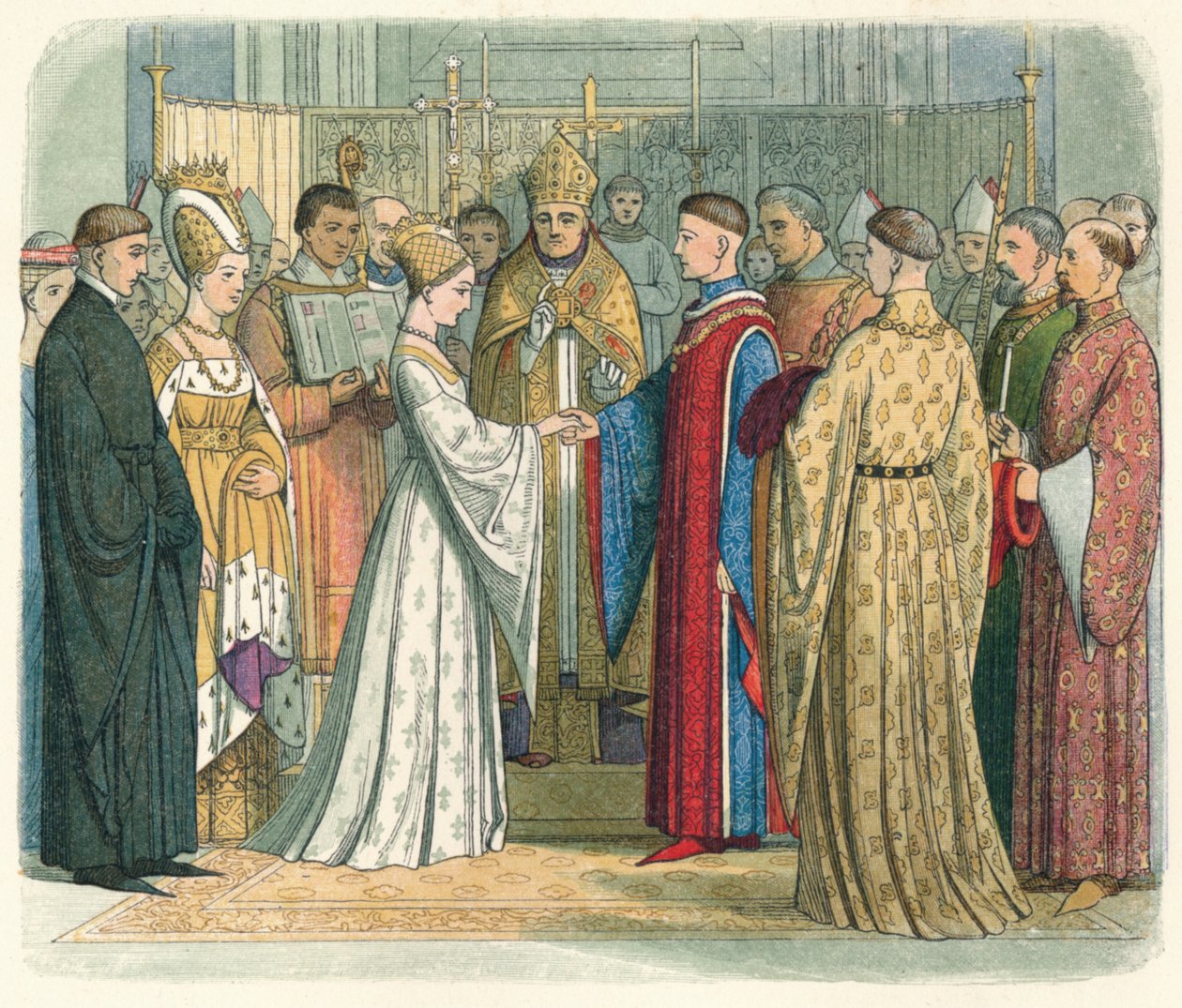 Äktenskap av Henry V. och Katherine av Frankrike, 1420 1864 av James William Edmund Doyle