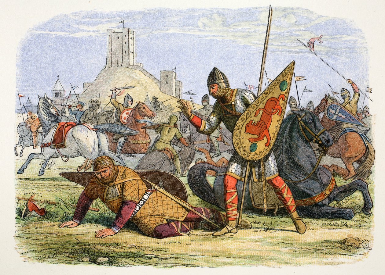 Robert sårade sin far, kung William I, Normandie, 1079 1864 av James William Edmund Doyle