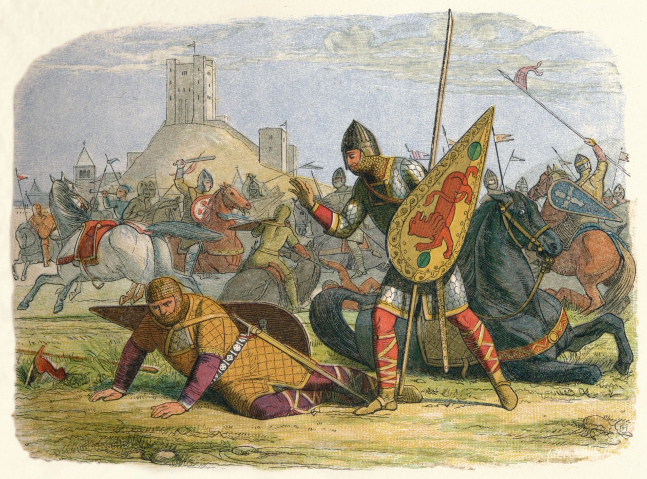 Robert sårar sin far, 1079 1864 av James William Edmund Doyle