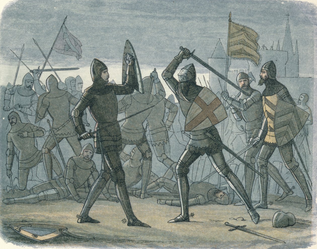 Reliefen av Calais, 1864 av James William Edmund Doyle