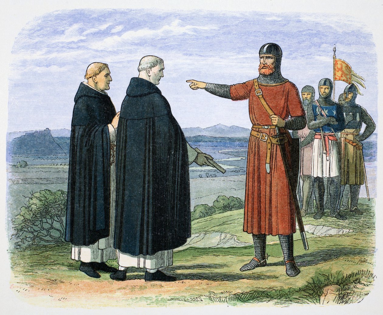 William Wallace avvisar de engelska förslagen, 1297 1864. av James William Edmund Doyle