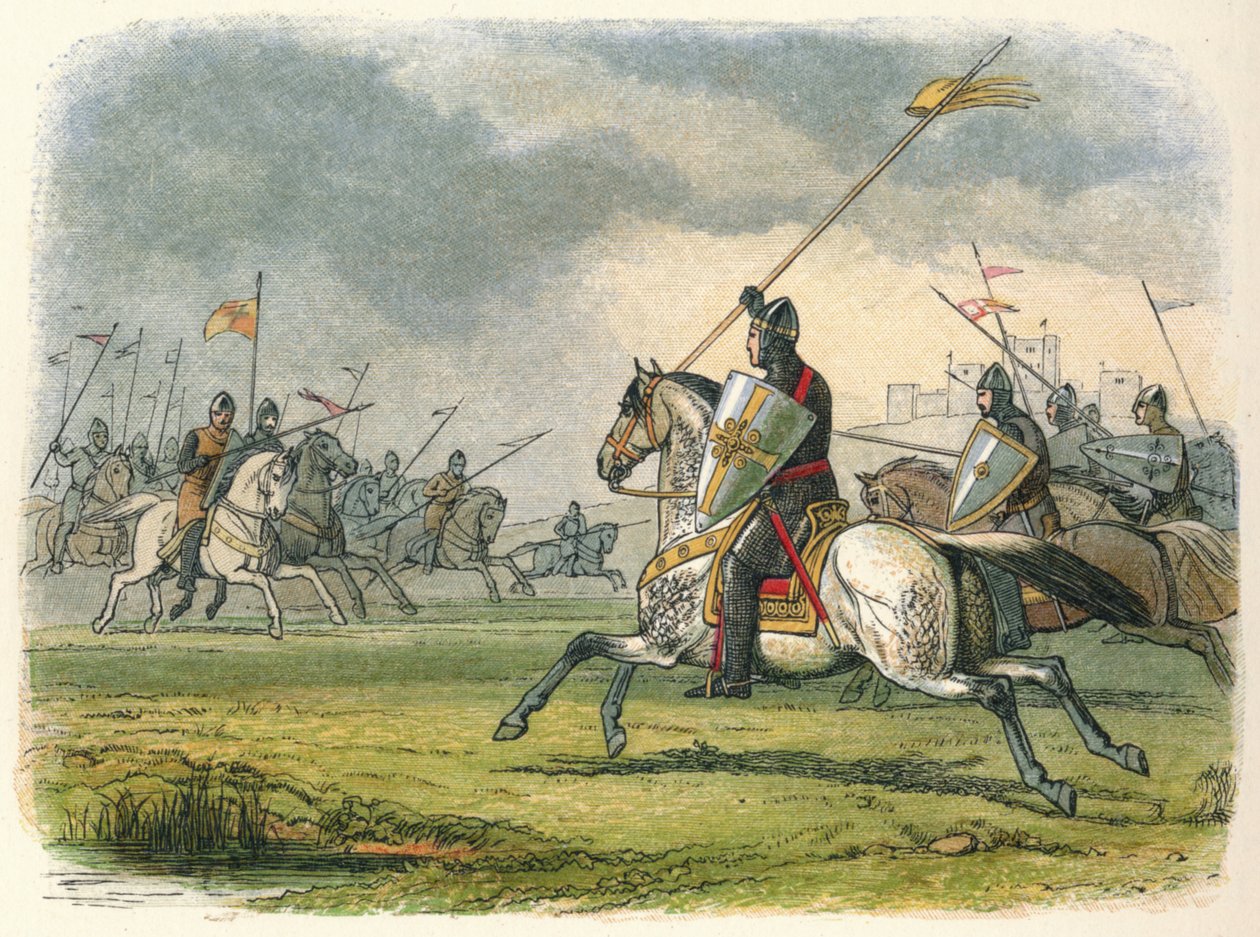 Lejonet Vilhelm tillfångatagen, 1174 1864 av James William Edmund Doyle