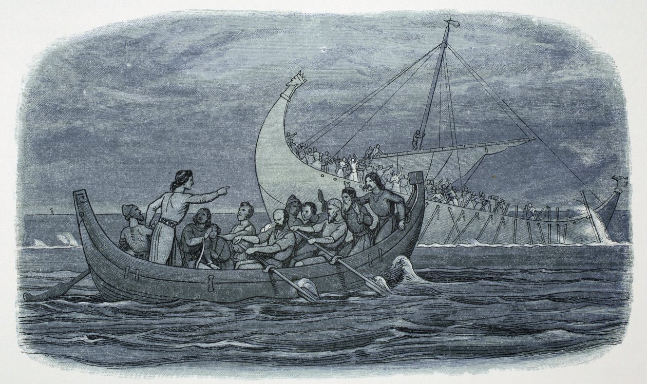 Vraket av det vita skeppet, Frankrike, 1120 1864 av James William Edmund Doyle