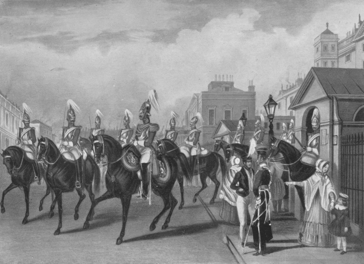 2nd Life Guards Relieving Guard, 1844 1909 av James William Giles