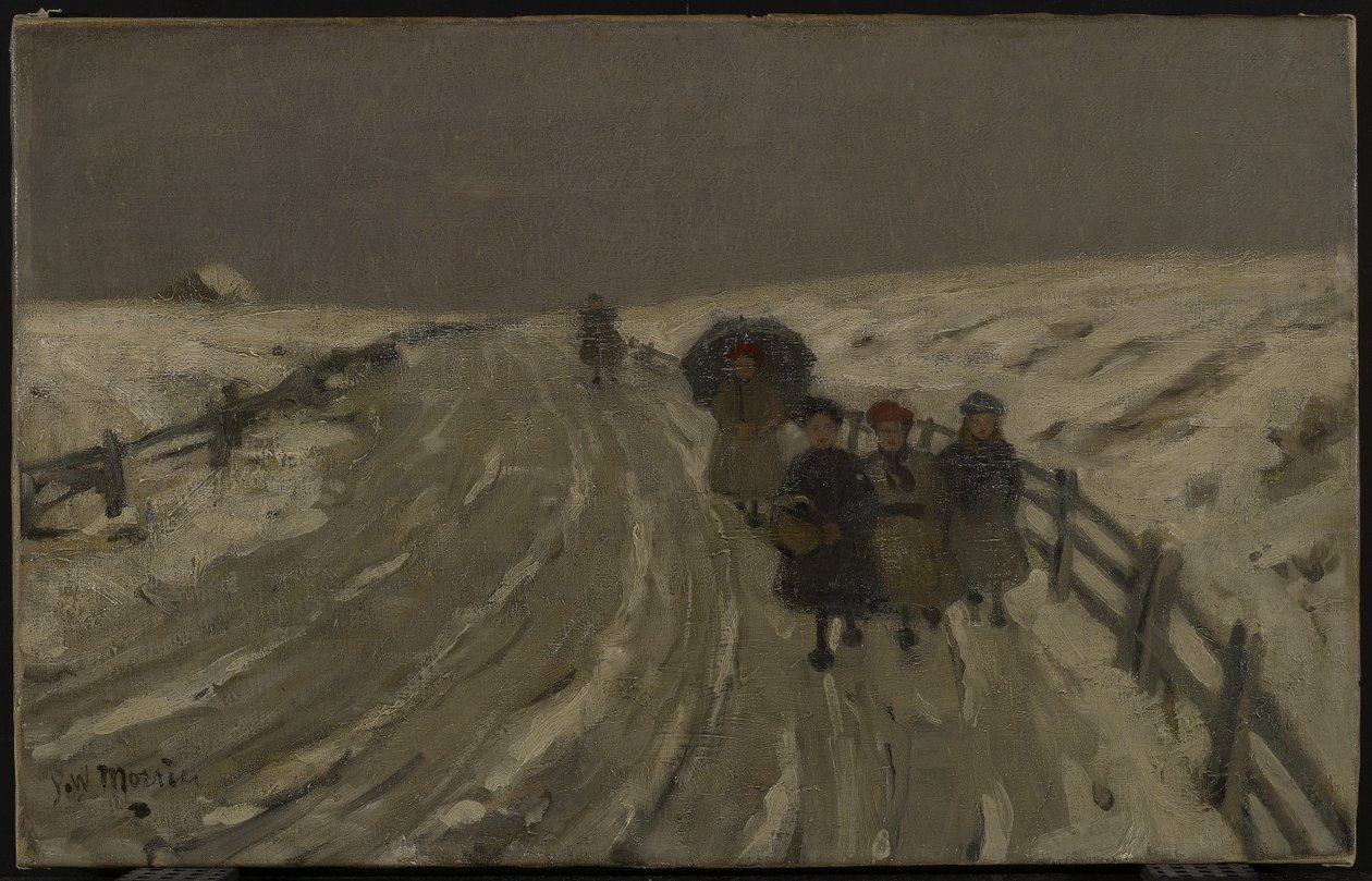 Hemkomst från skolan, ca 1901 av James Wilson Morrice