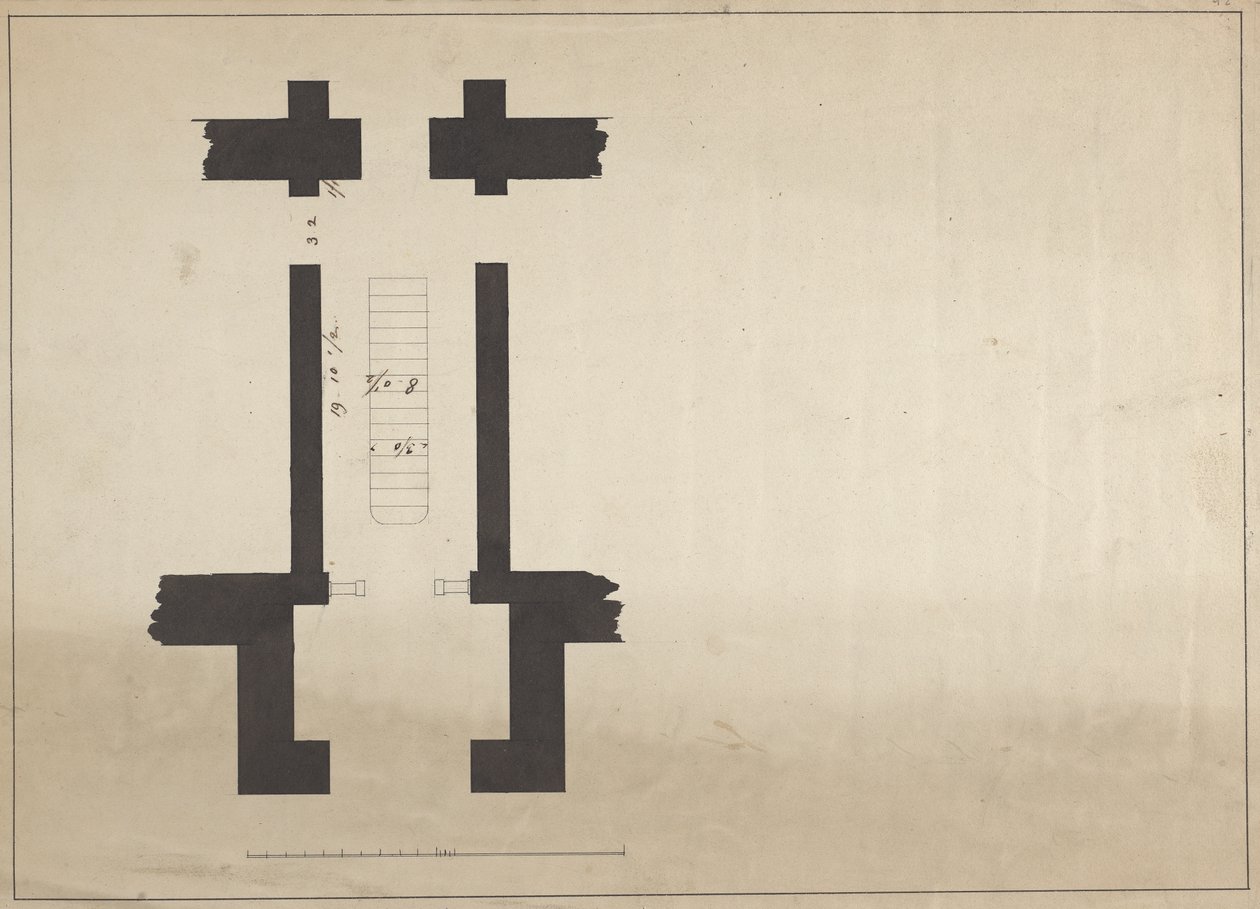 Cobham Hall, Kent: Oidentifierad plan för en passage av James Wyatt