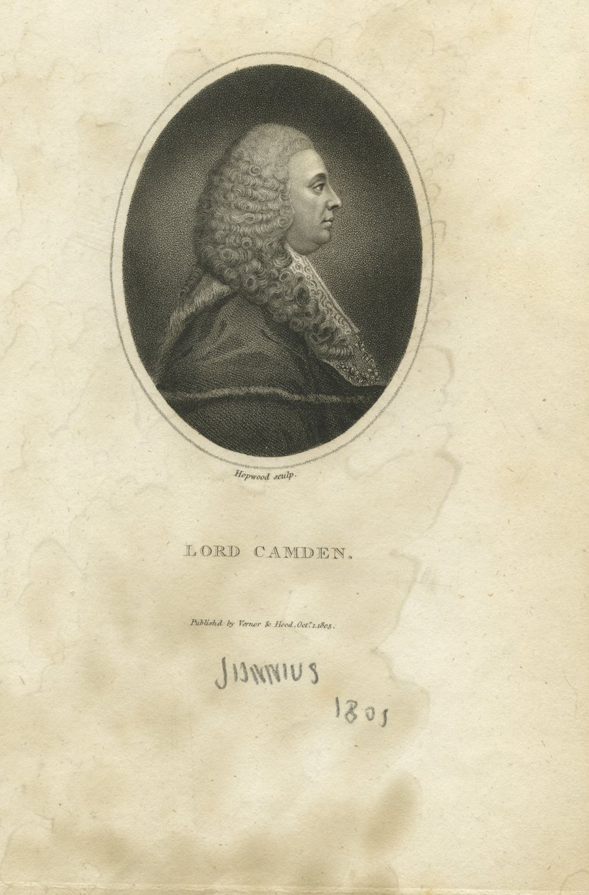 John Jeffreys Pratt, 1:a markis Camden, 1805 av James, the Elder Hopwood