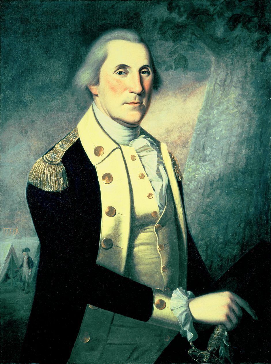 Porträtt av George Washington av James the Elder Peale