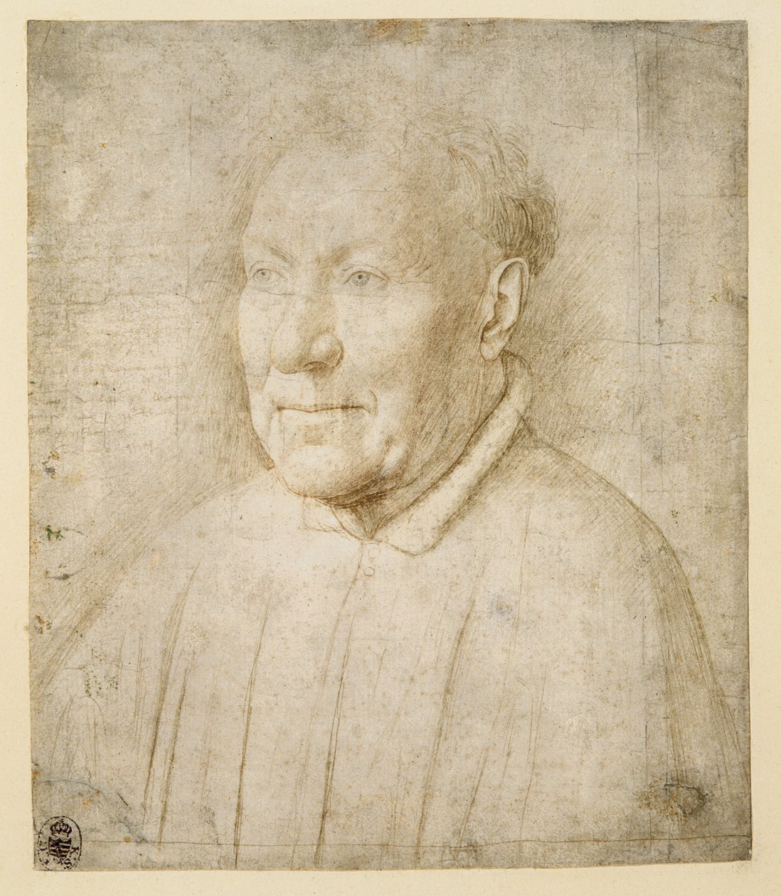 Porträtt av kardinal Niccolò Albergati av Jan van Eyck