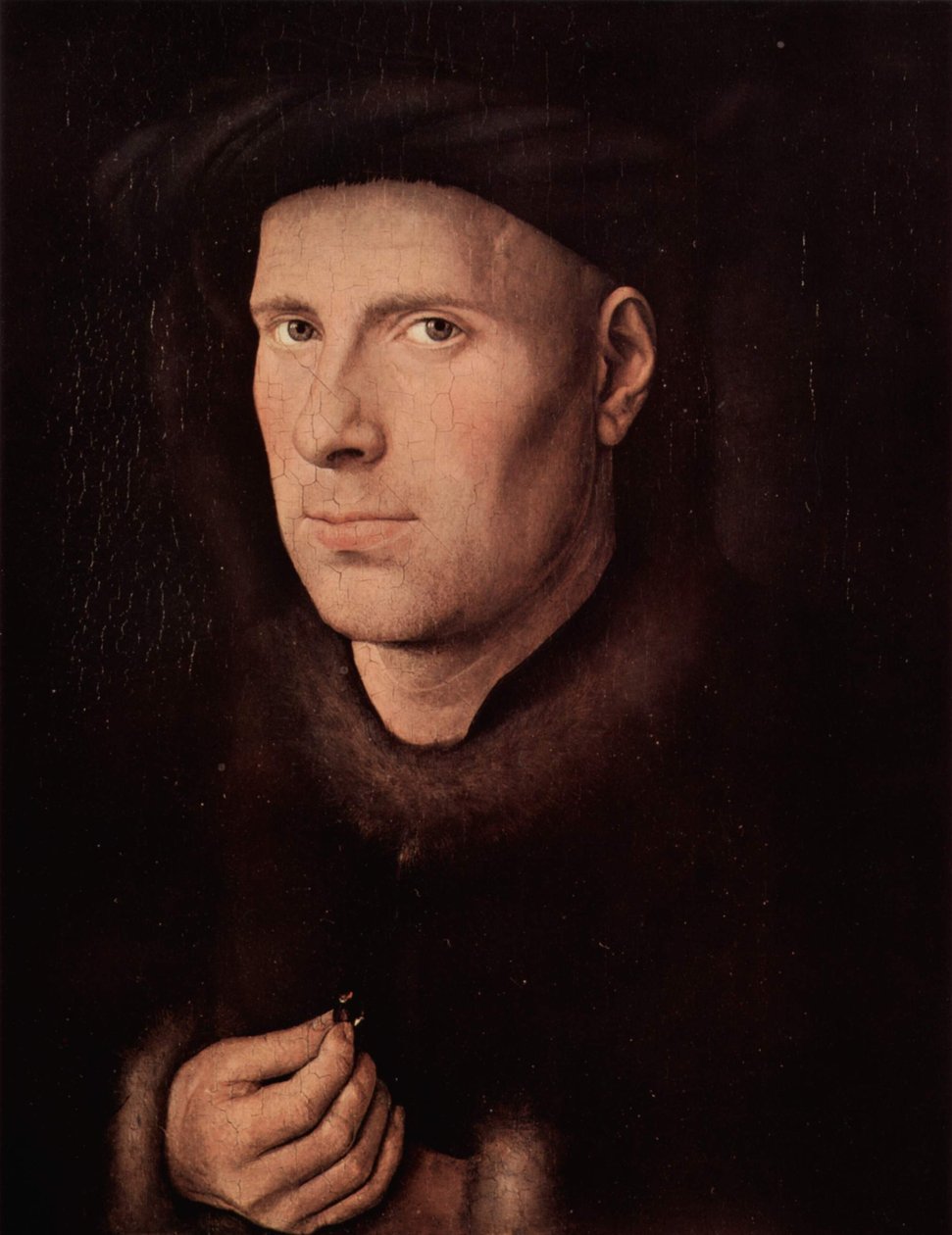 Portrait of Jan de Leeuw av Jan van Eyck