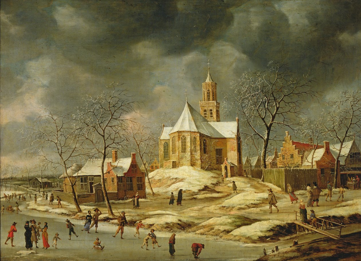 Byn Midlum av Jan Abrahamsz. Beerstraten