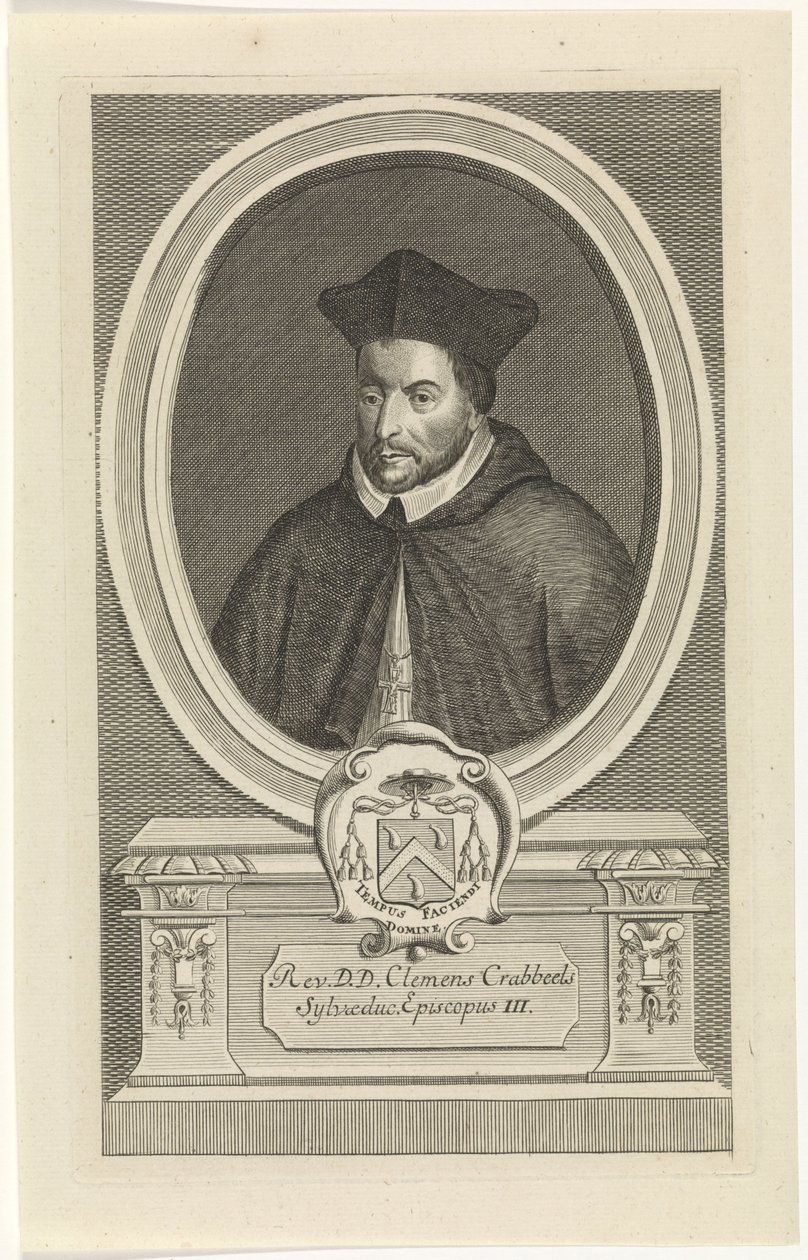 Porträtt av Clemens Crabeels graverade av Jan Baptist Jongelinck av Jan Baptist Jongelinck